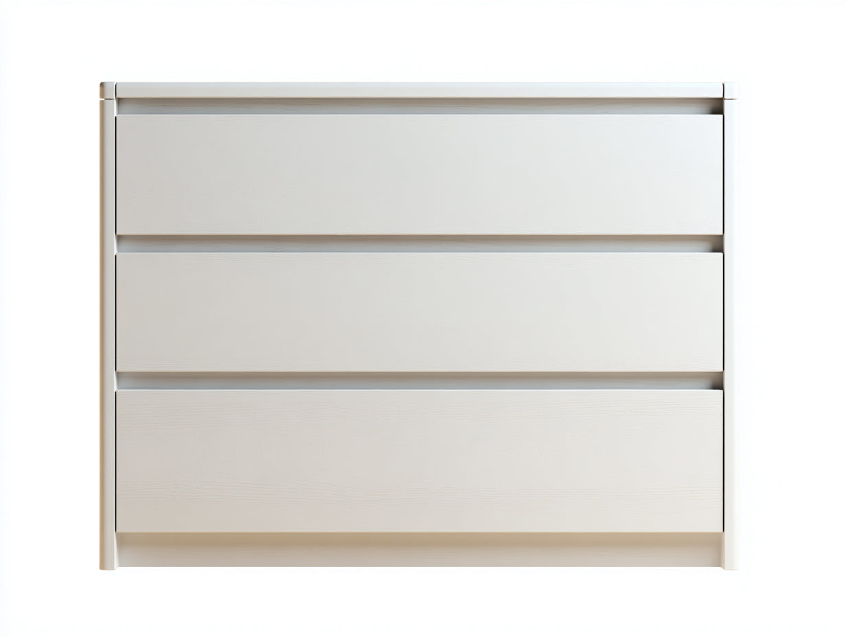 Mesitas de noche de madera 80x40x78 cm blanco - mesita con cajones de almacenamiento - diseño minimalista